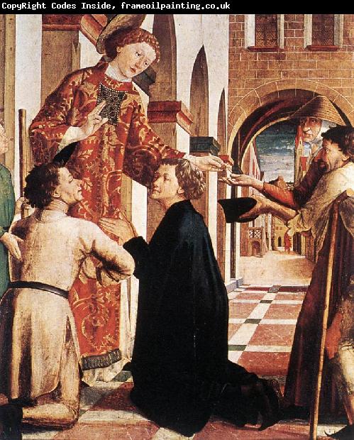 PACHER, Michael St Lawrence Distributing the Alms ag